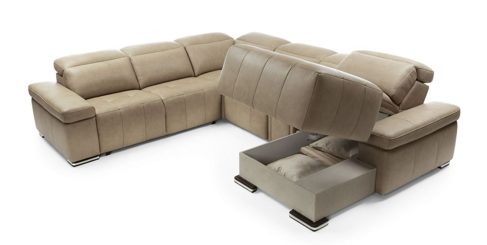 Bedding compartment - corner sofa Domo | Gala Collezione