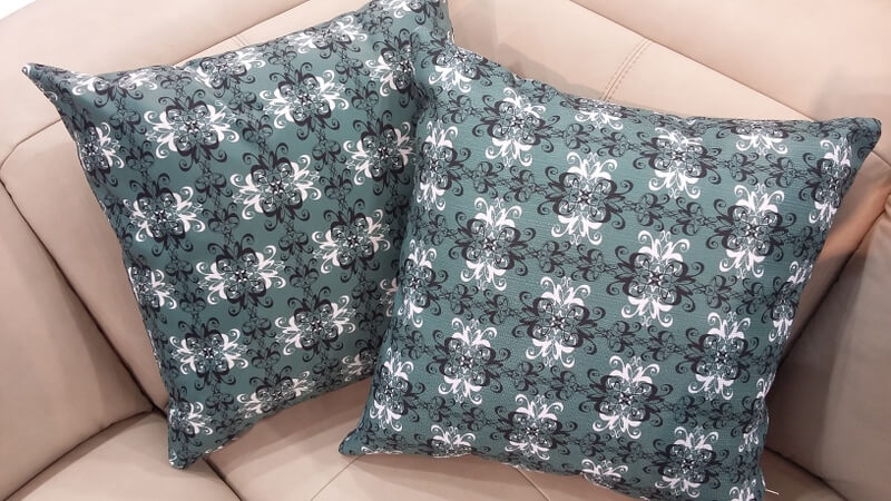 Dorożka - projekt tkaniny na poduszkę Klaudii Pietrzak