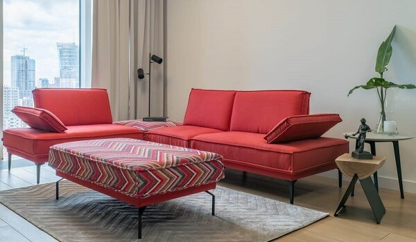 Prosta w kształcie sofa do wnętrz minimalistycznych | Gala Collezione